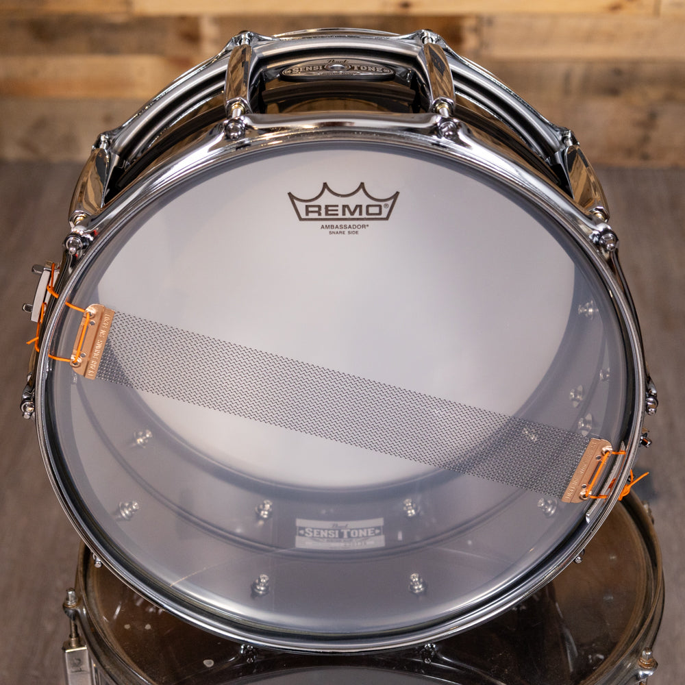 Pearl STH1465BR SensiTone 14”x6.5” Heritage Alloy Snare Drum - Black Nickel-over-Brass