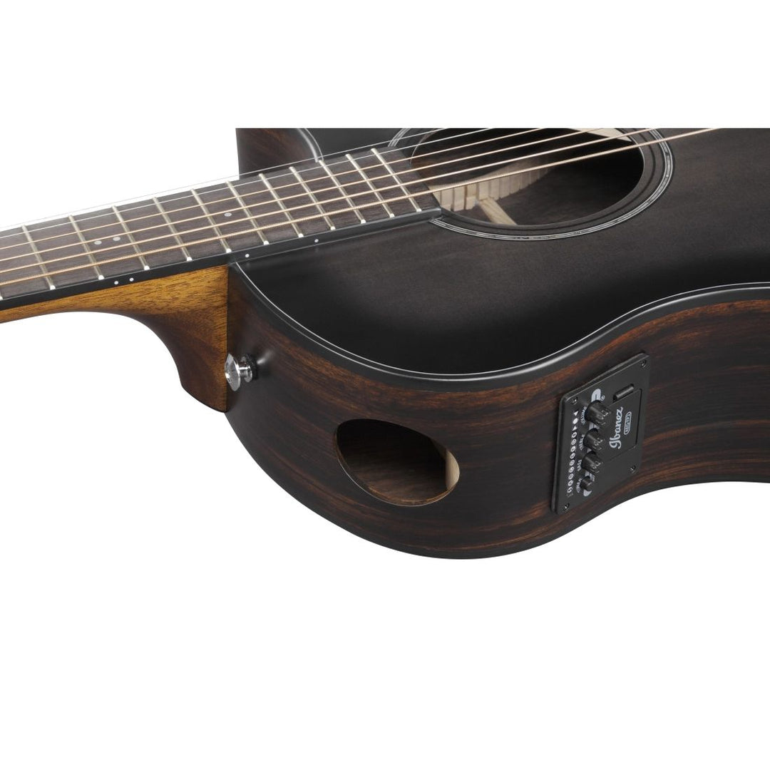 Ibanez Advanced Auditorium Acoustic-Electric (Transparent Charcoal Burst) AAM70CETBN
