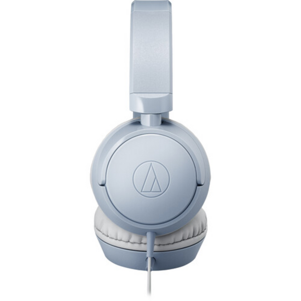 Audio-Technica ATH-S120C-GY USB-C On-Ear Headphones - Blue-Gray