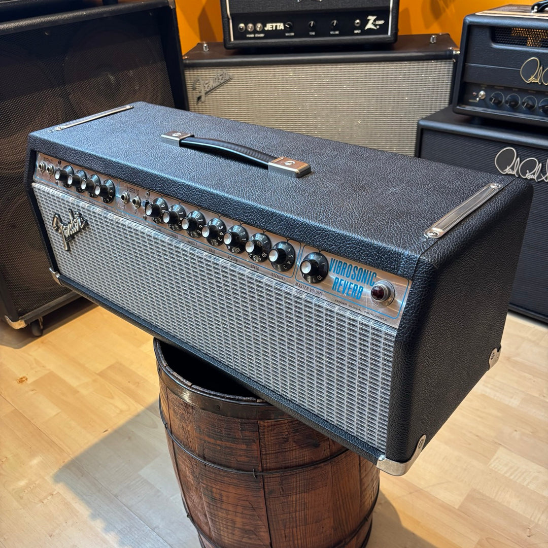 Fender - Vibrosonic Reverb Silverface Conversion  w/New Caps & Tubes, F.Switch VINTAGE (1972) - USED