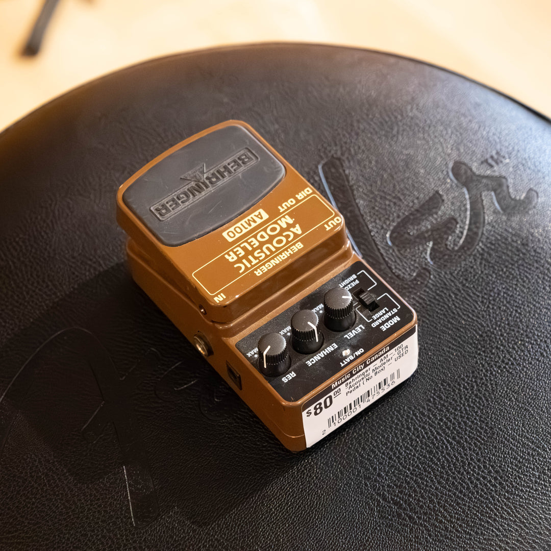 Behringer - AM-100 Acoustic Modeler GTR Pedal ( No Box) - USED