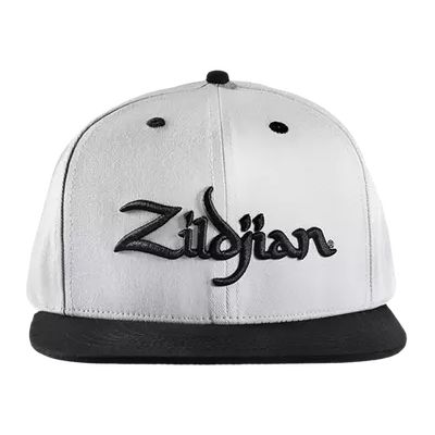 Zildjian White 6 Panel Snapback Hat