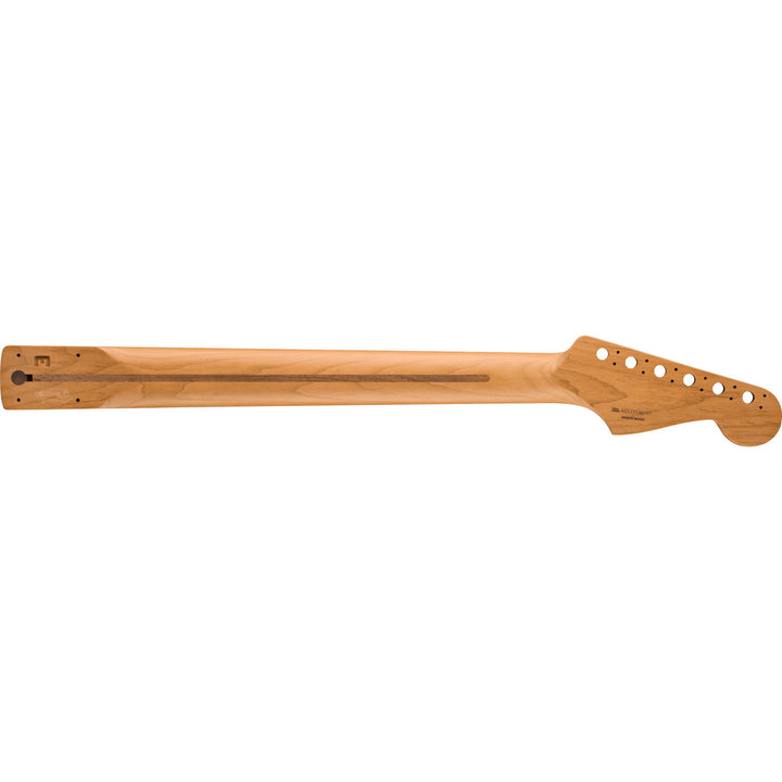 Fender Satin Roasted Maple Stratocaster® LH Neck, 22 Jumbo Frets, 12", Maple, Flat Oval Shape