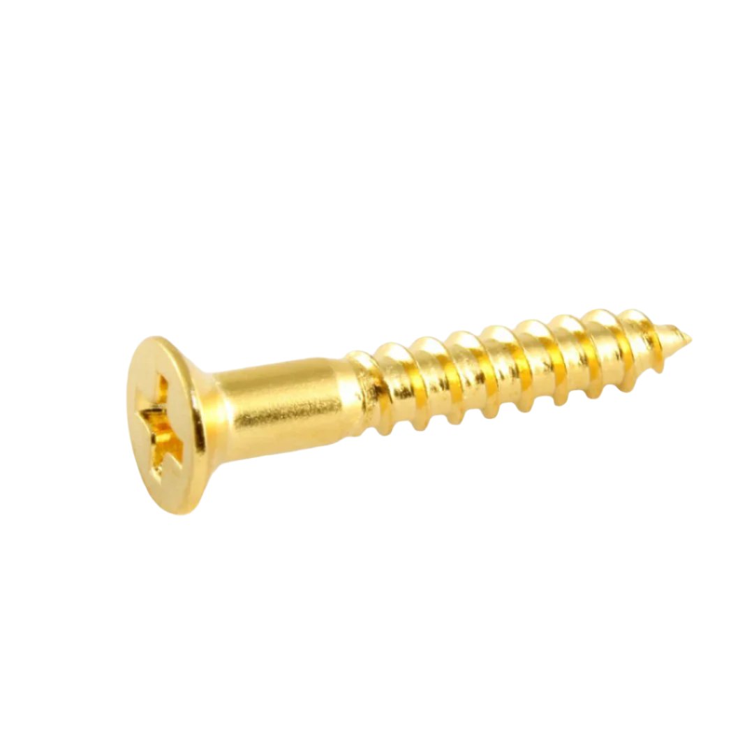 Allparts GS-0063 Bridge Mounting Screws Gold