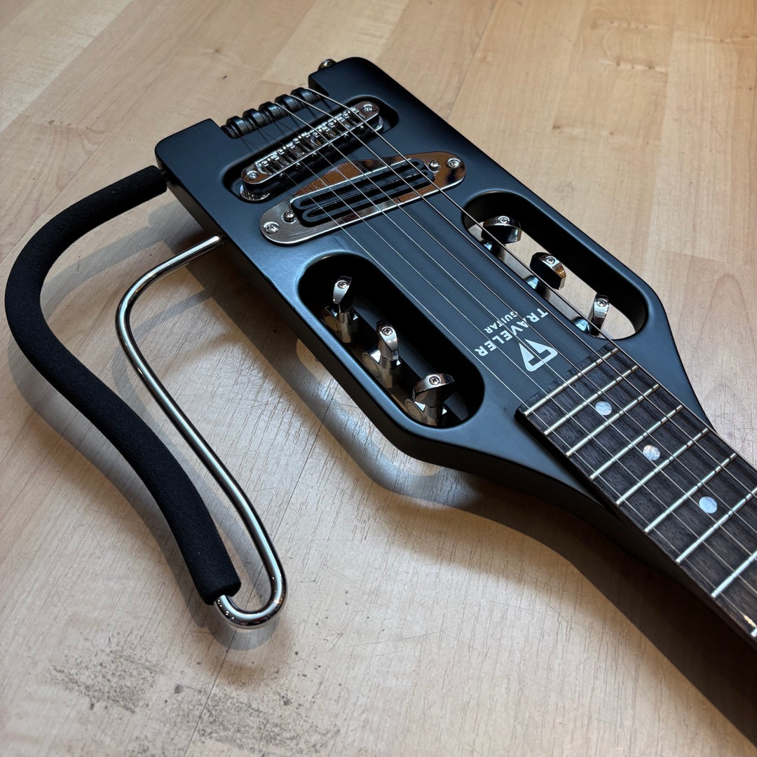 Traveler Guitar - Ultra Light Electric GTR (Black) w/ Gig Bag - USED