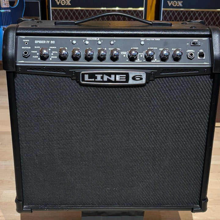 Line - 6 Spider IV 30 Watt 1x12" Modeling Guitar Combo Amp - USED