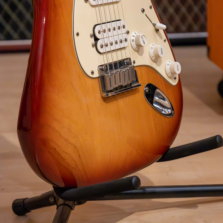 Fender - American SRS- HSS Strat Sienna Burst, ASH w/ Chainsaw Style Fender HD Case - 2007 - USED