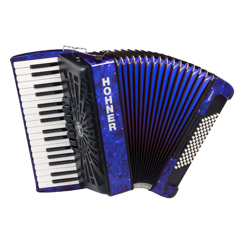 Hohner BR72BL-N Bravo III 72 Pearl Dark Blue