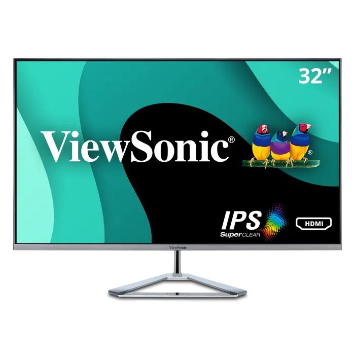 Viewsonic VX3276-MHD 32" (31.5" Viewable) IPS Monitor  Full HD 1080p, Ultra-Slim Frameless Design