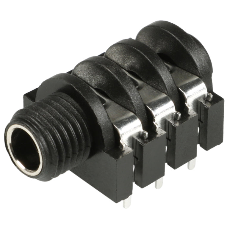 LINE 6 JACK 1/4″ TRS 6 PIN PCB MT HORIZ 21-00-6616