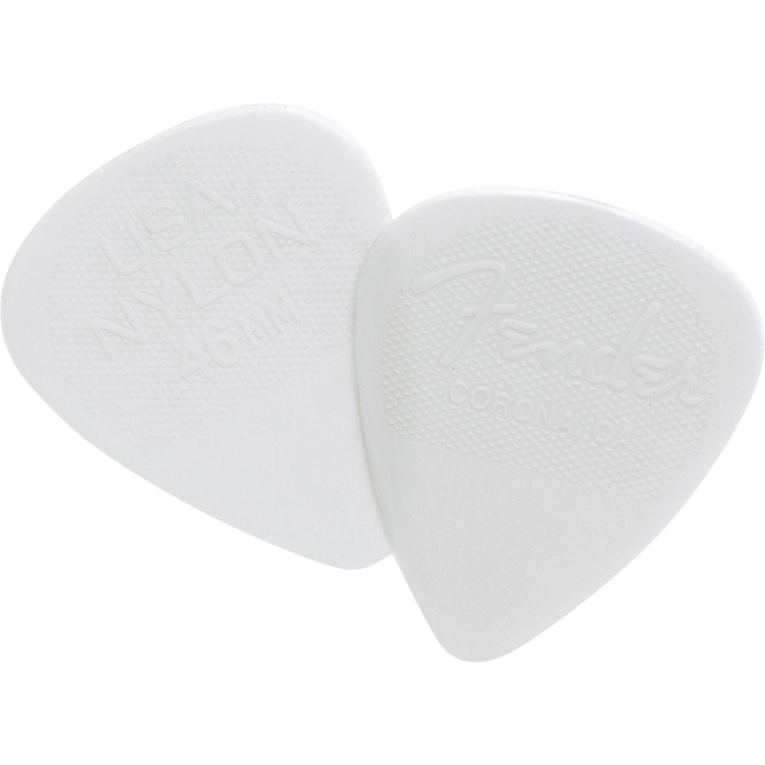 Fender Nylon Picks - 12 Pack - White
