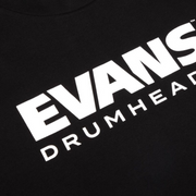 D'Addario ATE231116 Evans Tshirt Logo - Black,  3X