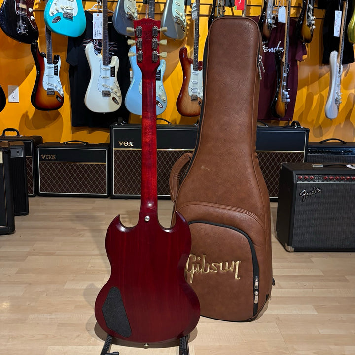 Gibson - SGT Worn Satin Cherry w/ Suhr Doug Aldrich Hot HB Pickup Set & Gibson Gig Bag (2017) - USED