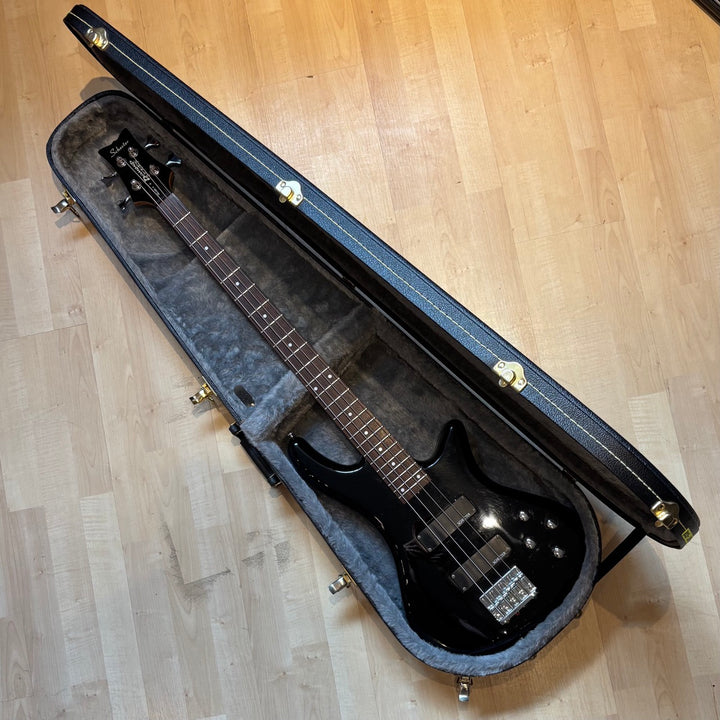 Schecter - Diamond Series Deluxe 4 Active 4 string Bass w/ HD Case (2006-Black ) - USED