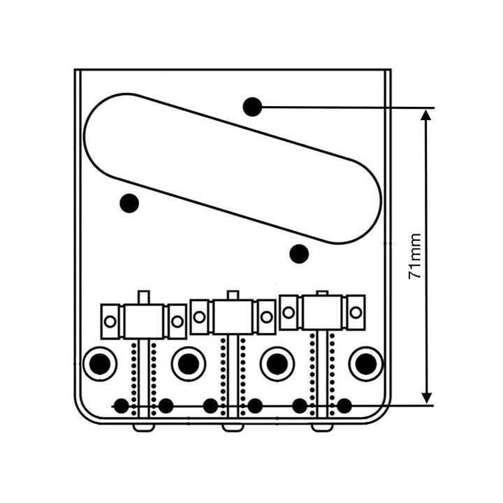Allparts TB-8500-001 Vegatrem VT2 Teletrem Classic