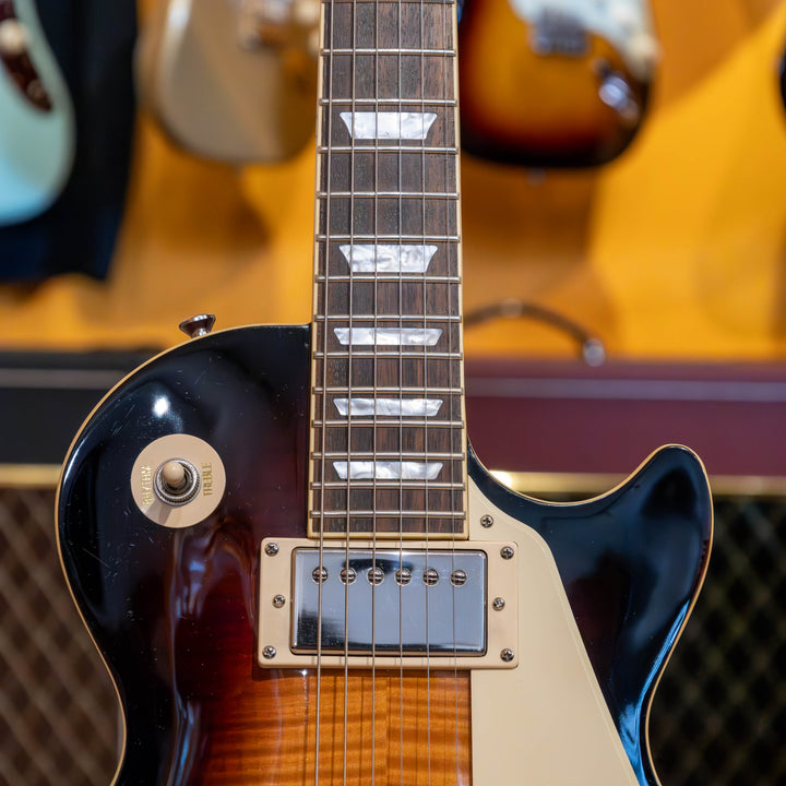 Epiphone - Les Paul Standard  Tobacco Burst   w/ Gibson BLK & White Gig Bag (2020) - USED