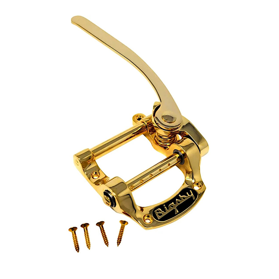 Allparts TP-3640-P02 Bigsby® B5 Vibrato Tailpiece Pinless, Gold