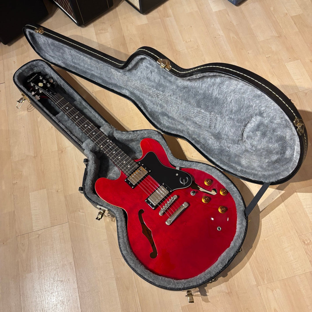 Epiphone - 335 Dot Cherry  w/ Hard Shell Case (2014) - USED