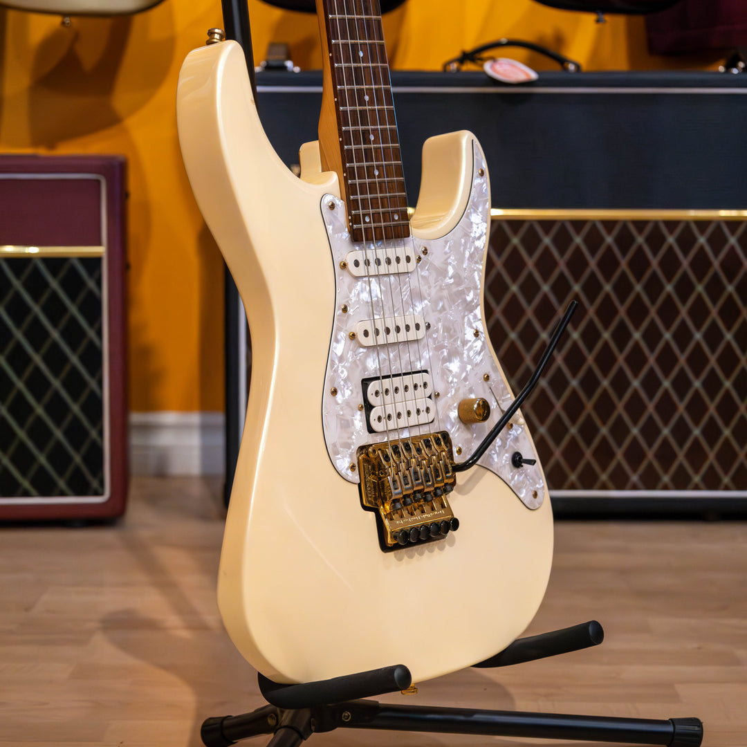 Fernandes - LA55-KK "Ken Kitamura" Signature HSS -Reverse HS "Arctic White"  (No Case or Bag) - MIJ - 1990's