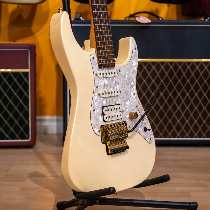Fernandes - LA55-KK "Ken Kitamura" Signature HSS -Reverse HS "Arctic White"  (No Case or Bag) - MIJ - 1990's