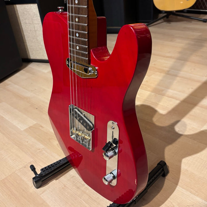 No Name - Tele Parts Caster w/ Fender CS Pickup Set (Ash - Trans Red - No Case) - USED