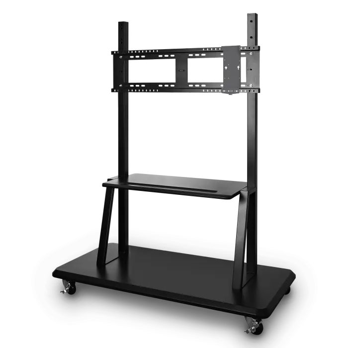 ViewSonic VB-STND-001  Mobile Trolley Cart with Storage Tray and Mounting Bracket for ViewBoard Displays