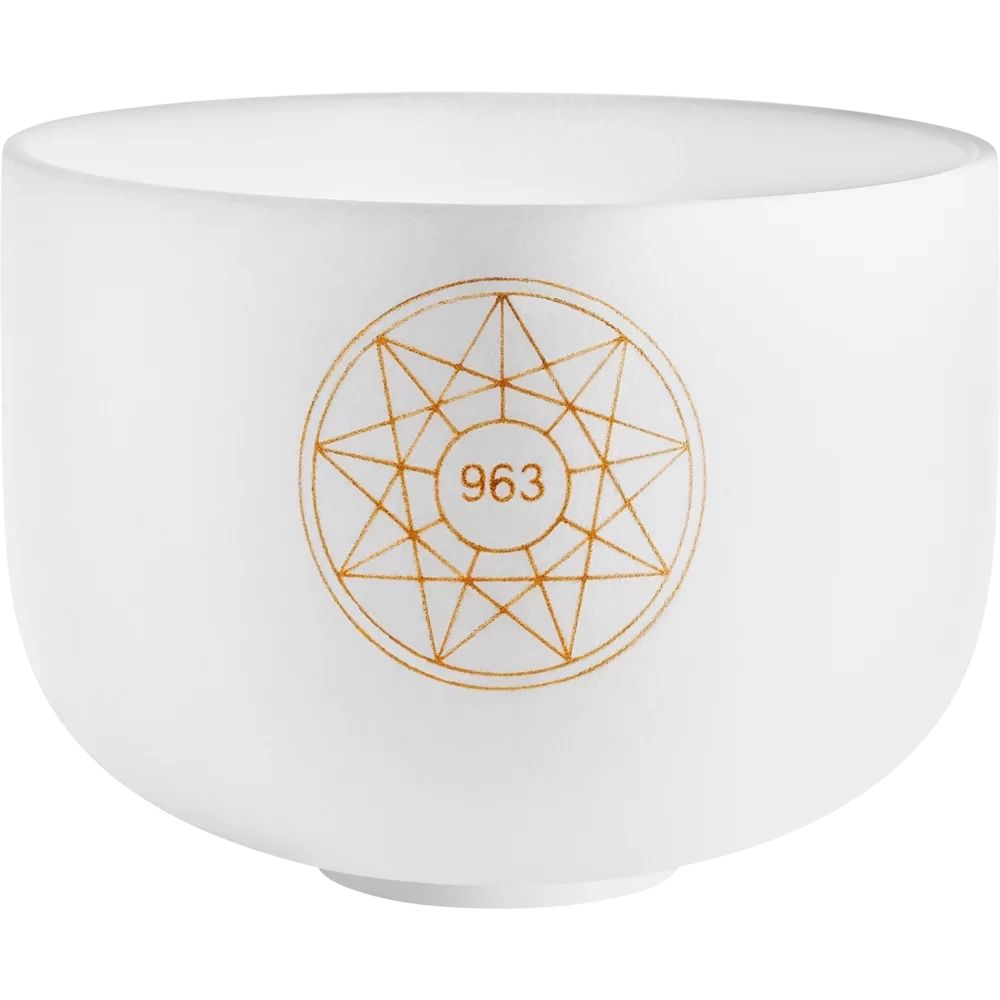 Meinl 10'' Solfeggio Crystal Singing Bowl - 963 Hz