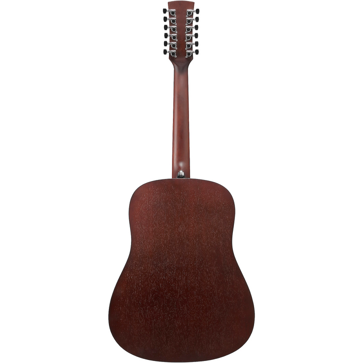 Ibanez PF5412WKH 12-String Dreadnought Acoustic Guitar Weathered Black Open Pore