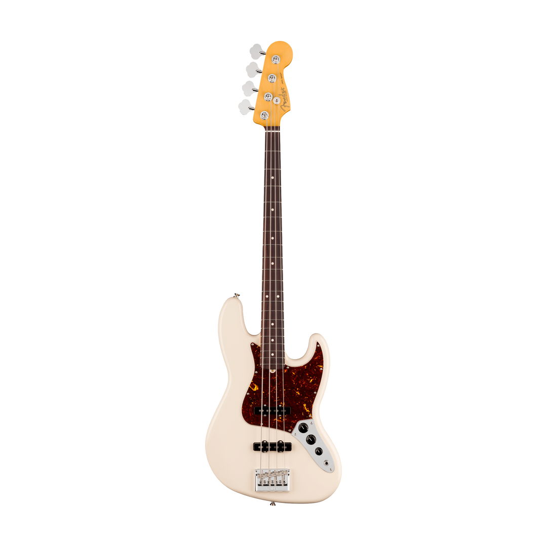 Fender American Professional Jazz bass Rosewood Fingerboard Electric Bass (Olympic White)