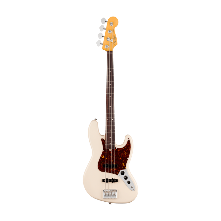 Fender American Professional Jazz bass Rosewood Fingerboard Electric Bass (Olympic White)