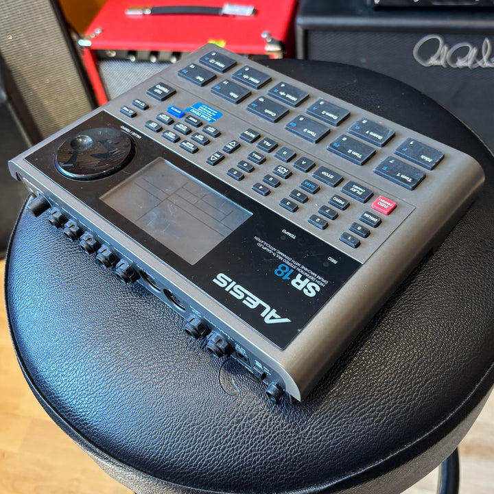 Alesis - SR18 Professional Drum Machine w/ Box, PWR Supply & User Guide - USED