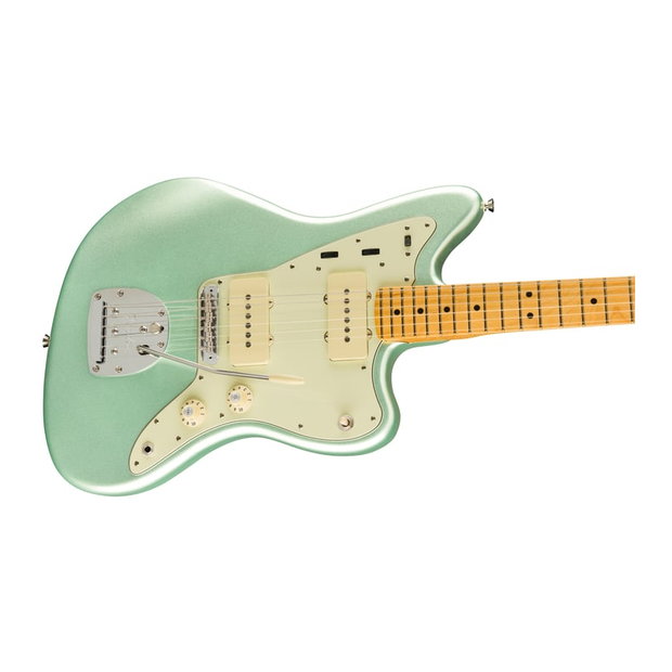 Fender American Professional II Jazzmaster Maple Fingerboard Electric Guitar - Mystic Surf Green