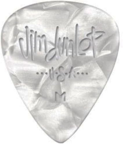 Dunlop 4830-04 Celluloid Cab. Wht. Pearl 432 432 PICKS
