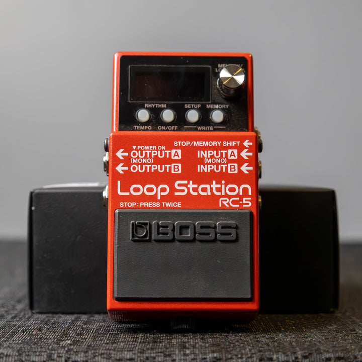 Boss - RC5 Loop Station  w/ Factory Box & User Guide - NOS - "MINT"