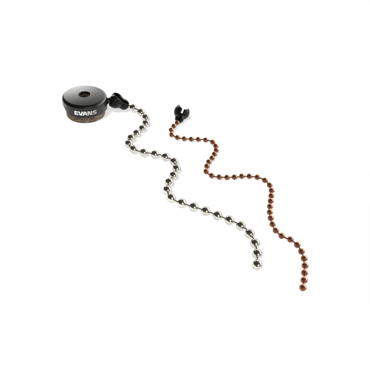 Evans EVCYMSZ1- Cymbal Sizzler 2 Chain Pack