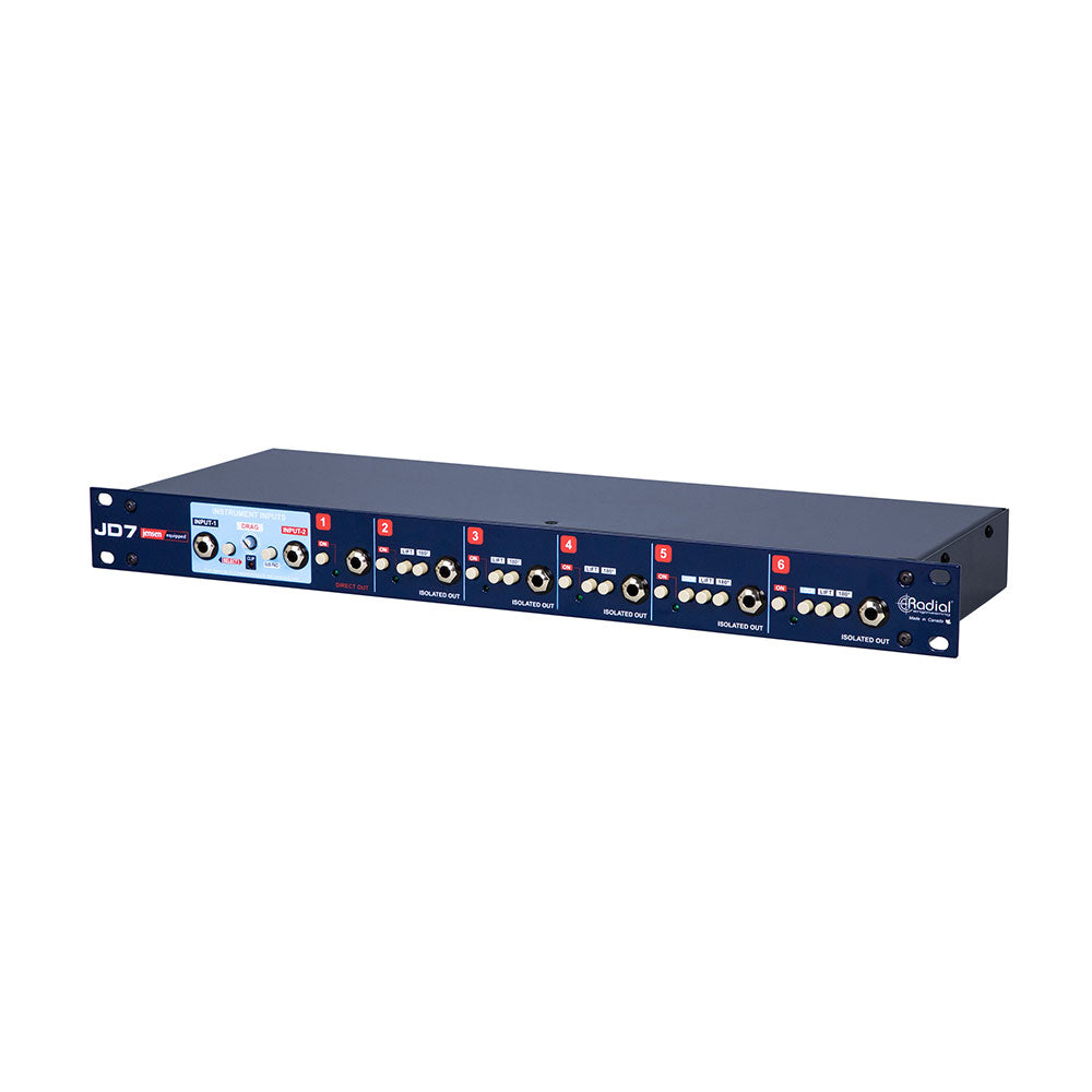 Radial JD-7 - 1x7 Guitar Signal Distribution Amplifier