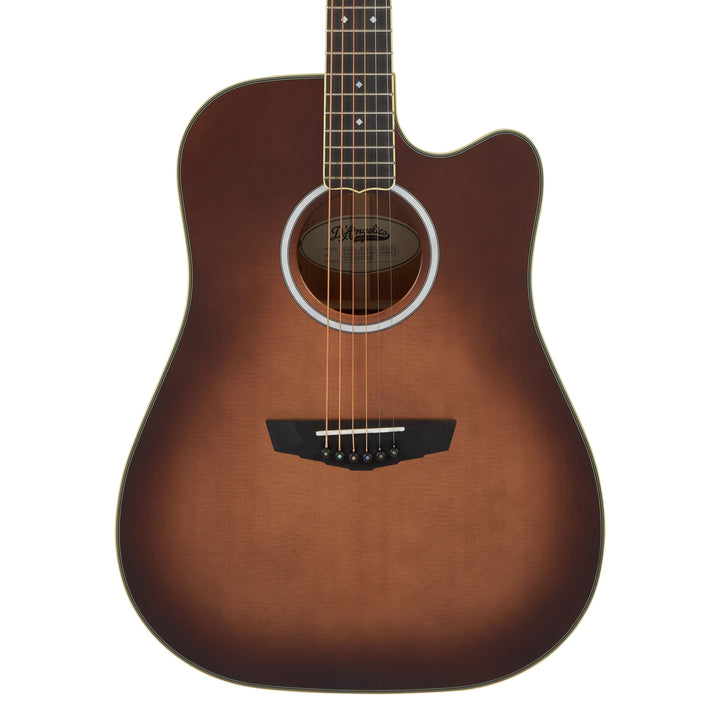 D'Angelico DAED500ATBGP2 Bowery Dreadnought CE Includes Hard Case - Autumn Burst