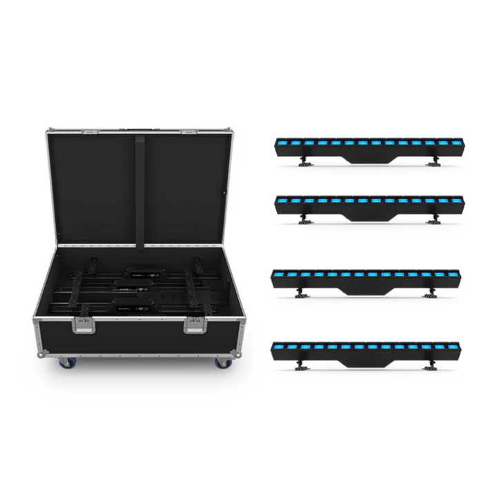 Chauvet Pro WELL-BATTEN-14x4 Battery Powered Fixtures with Charging Case