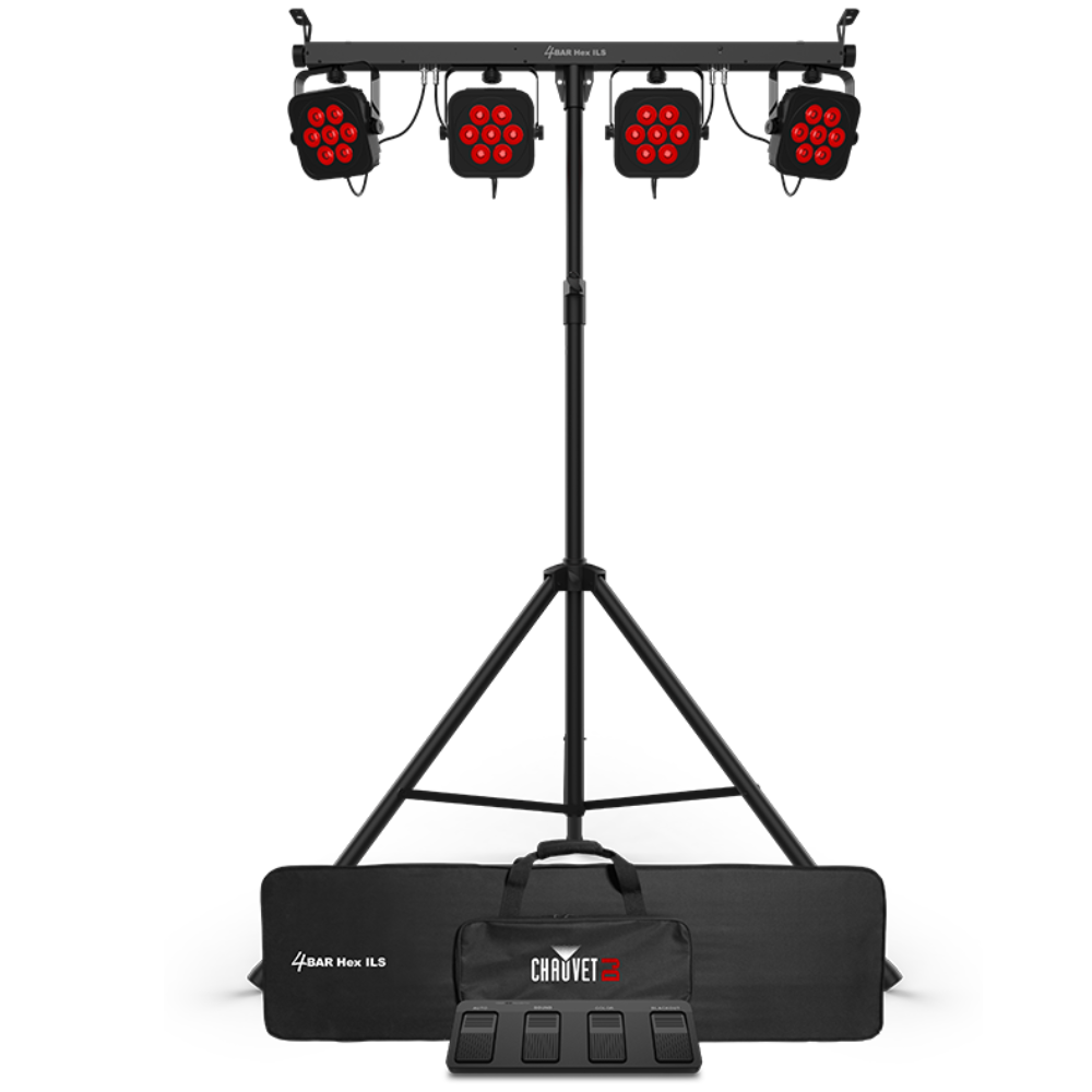 Chauvet DJ 4BARHEXILS Ils Lighting Solution w/Footswitch