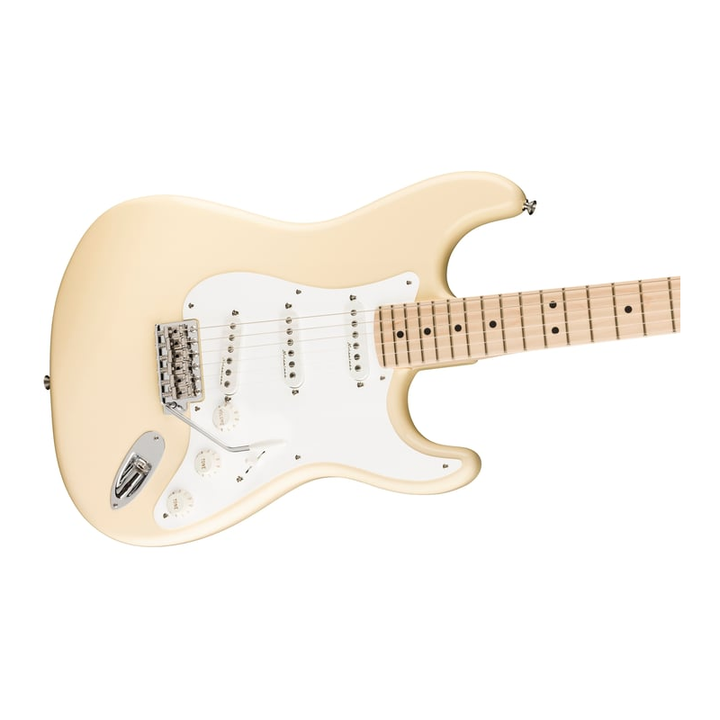 Fender USA Eric Clapton Stratocaster, Maple Fingerboard (Olympic White) Electric Guitar
