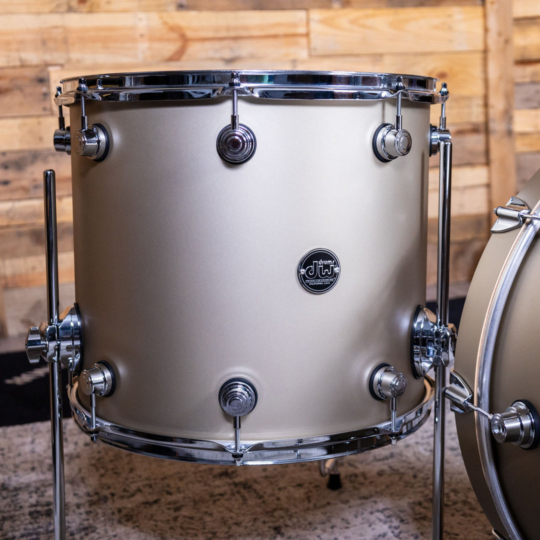 DW Performance Series 4-Piece Shell Pack - Hard Satin Lacquer - Gold Mist