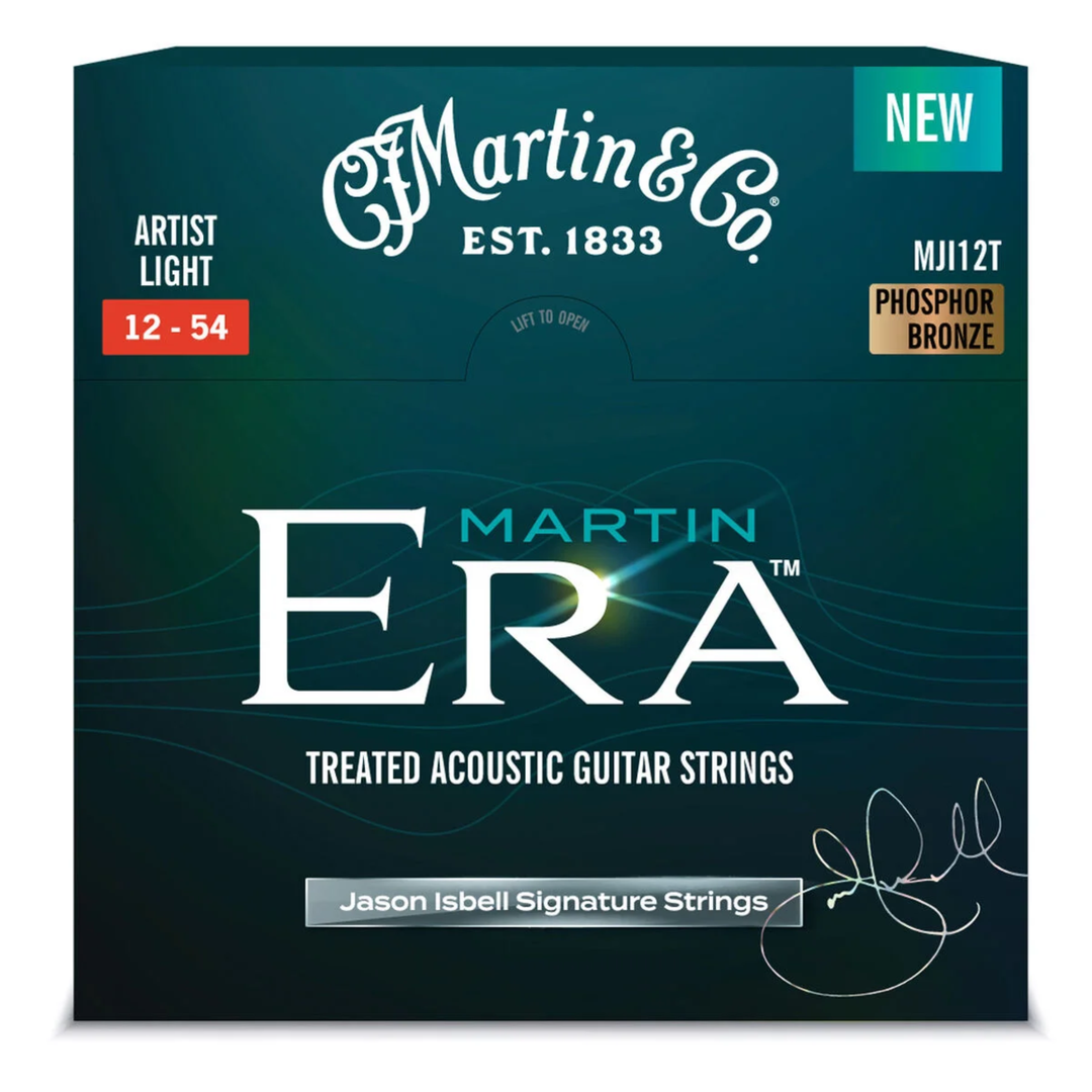 Martin Era MJI12T Treated Acoustic Guitar Strings Artist Light 12-54