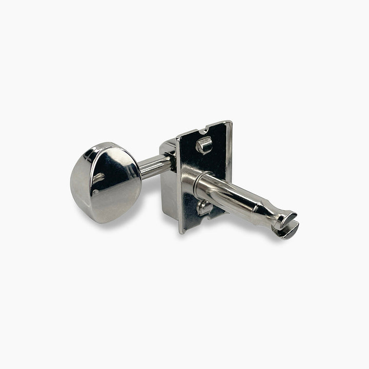 Allparts TK-0892-001 True-Tune 6-in-line Vintage Style Keys, Nickel (set of 6)