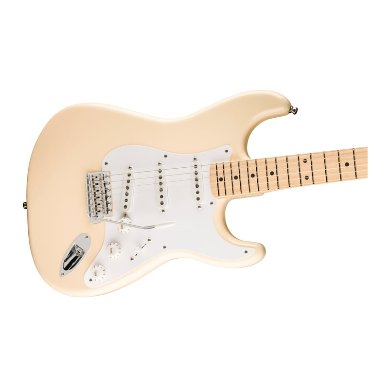 Fender Jimmie Vaughan Tex-Mex Strat, Maple Fingerboard (Olympic White)