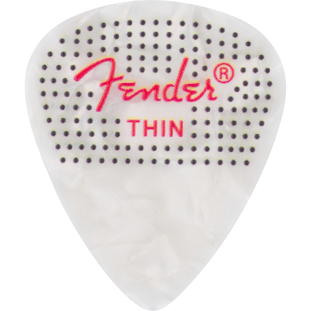 Fender  351 Dotted Celluloid Picks 12-Pack Thin