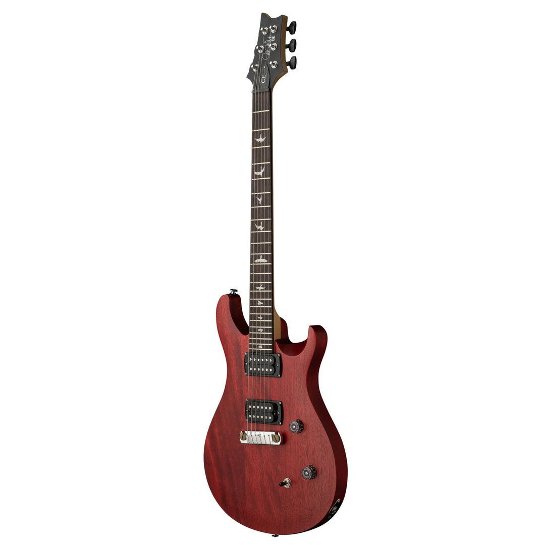 PRS SE CE 24 Standard Satin Stoptail Electric Guitar with Gigbag - Vintage Cherry