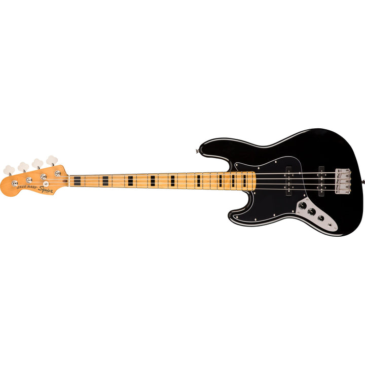 Squier Classic Vibe '70s Jazz Bass V Maple Fingerboard Electric Bass Guitar Left-Handed - Black