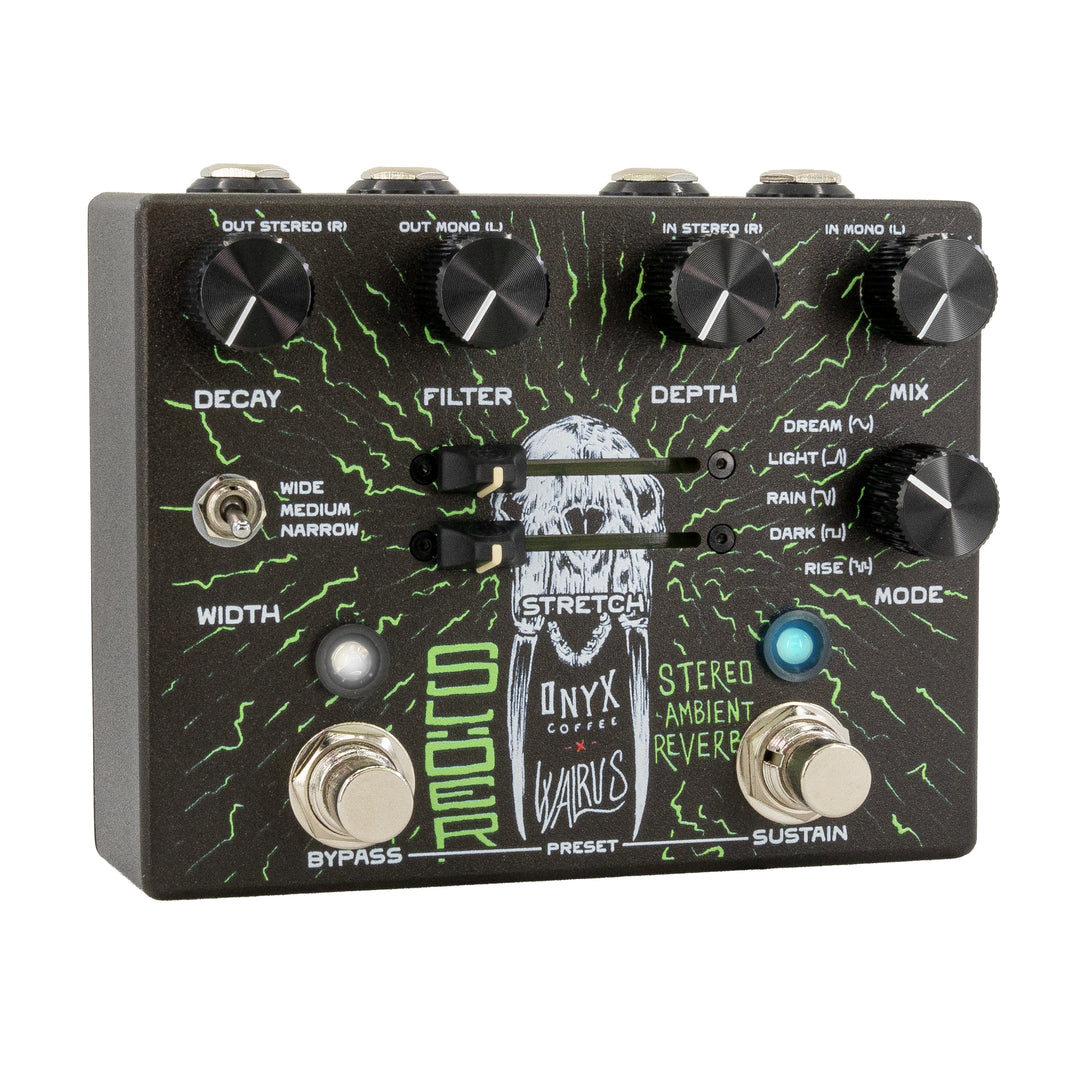 Walrus Audio SLOER (Onyx Edition) Stereo Ambient Reverb Guitar Pedal