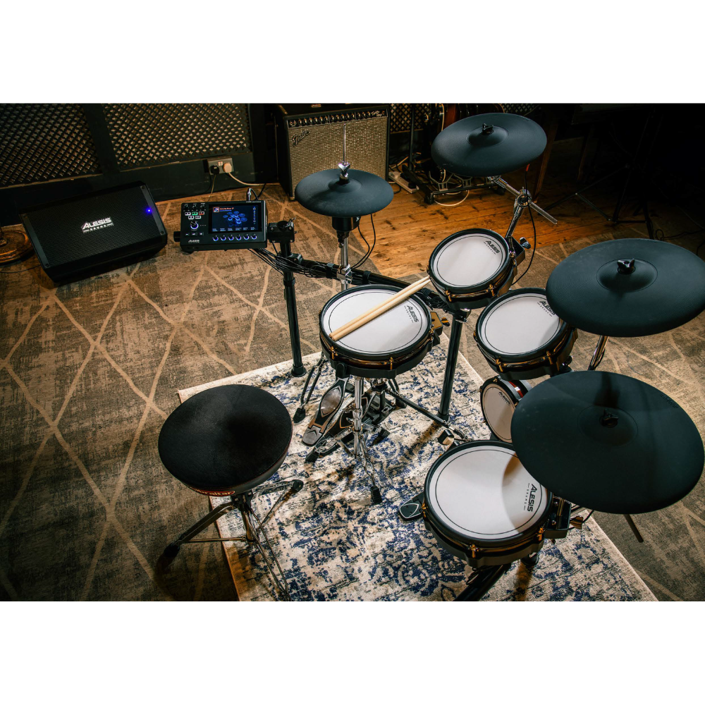 Alesis STRATACOREXUS Nine-Piece Electronic Drum Kit with 7” Touchscreen Drum Module