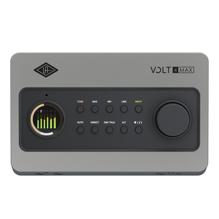Universal Audio Volt 4 Max 12-in / 6-out USB Audio Interface with Onboard Tone Shaping and Compression
